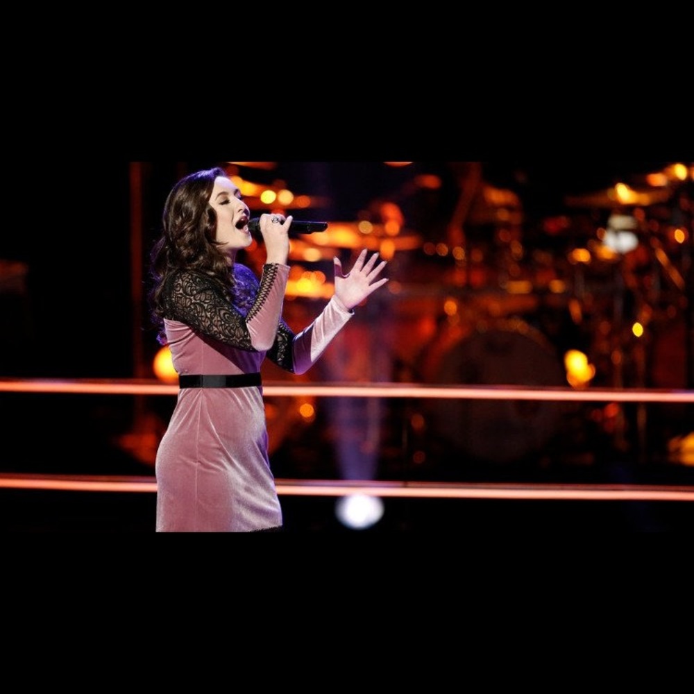 Pink Velvet Dress (worn on NBC’s The Voice!)
